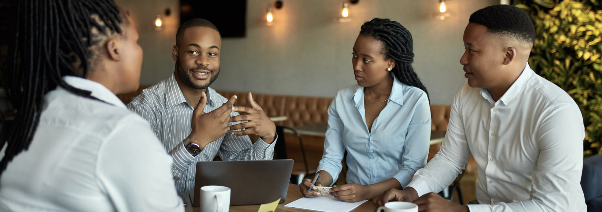 africans in meeting